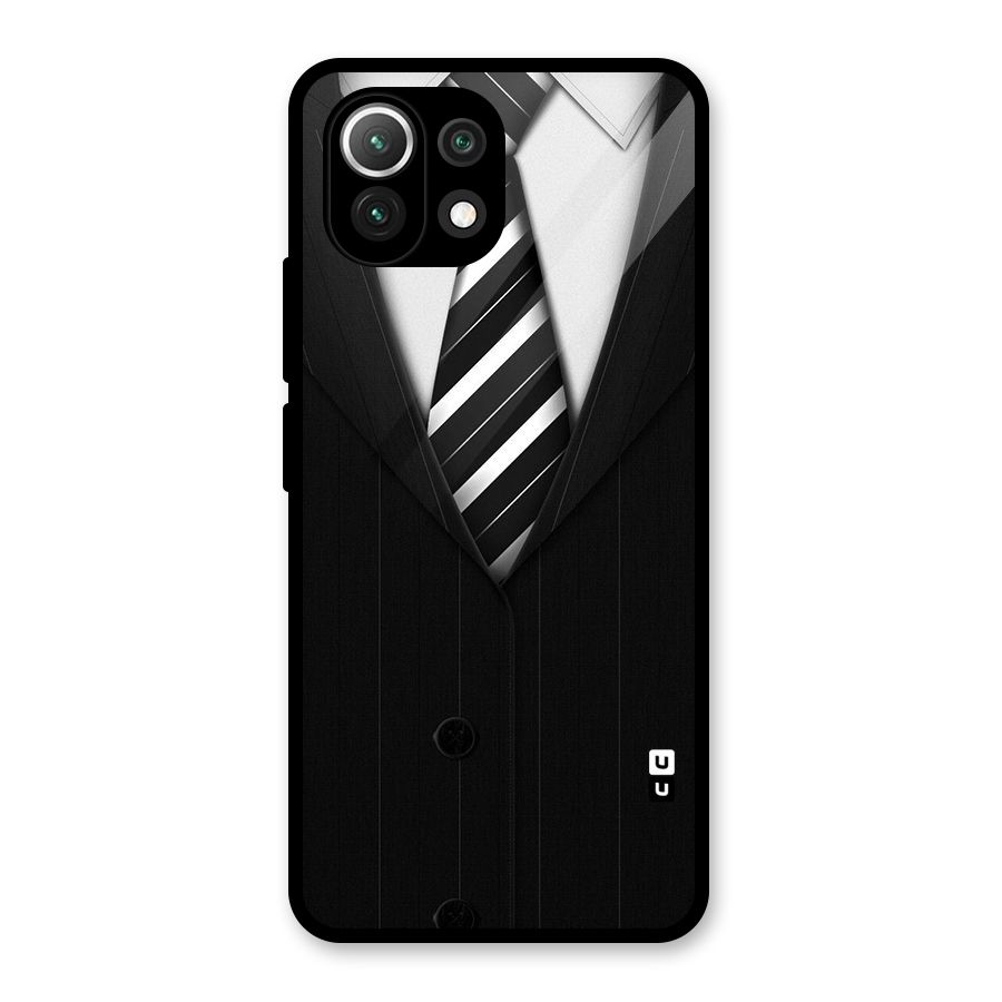 Classic Ready Suit Glass Back Case for Mi 11 Lite