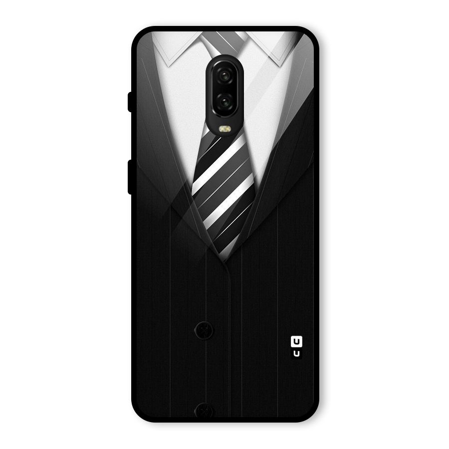Classic Ready Suit Glass Back Case for OnePlus 6T
