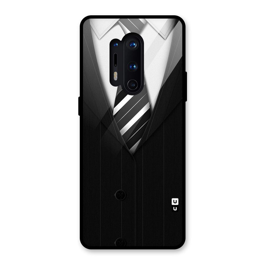 Classic Ready Suit Glass Back Case for OnePlus 8 Pro