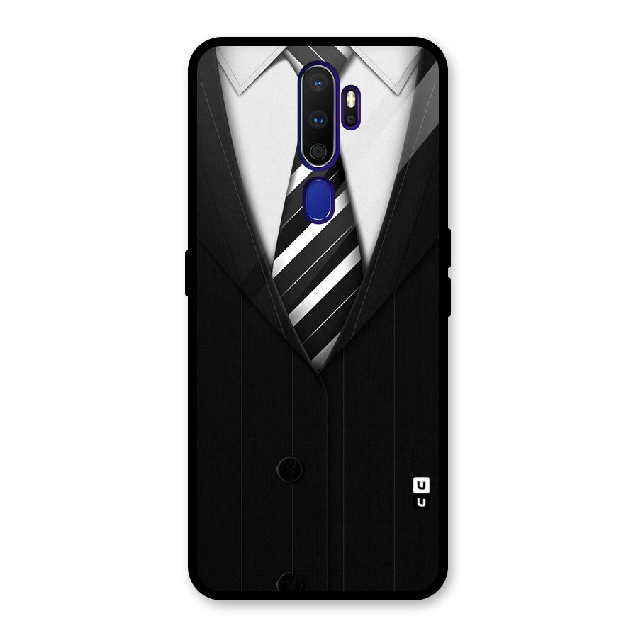 Classic Ready Suit Glass Back Case for Oppo A9 (2020)