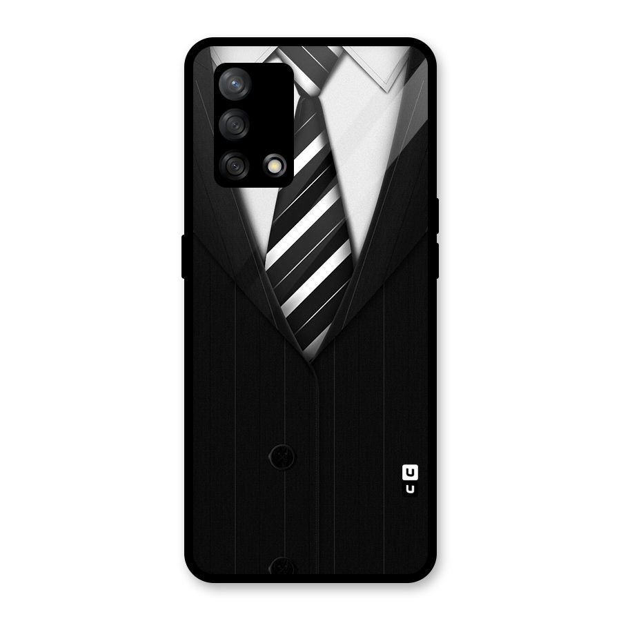 Classic Ready Suit Glass Back Case for Oppo F19