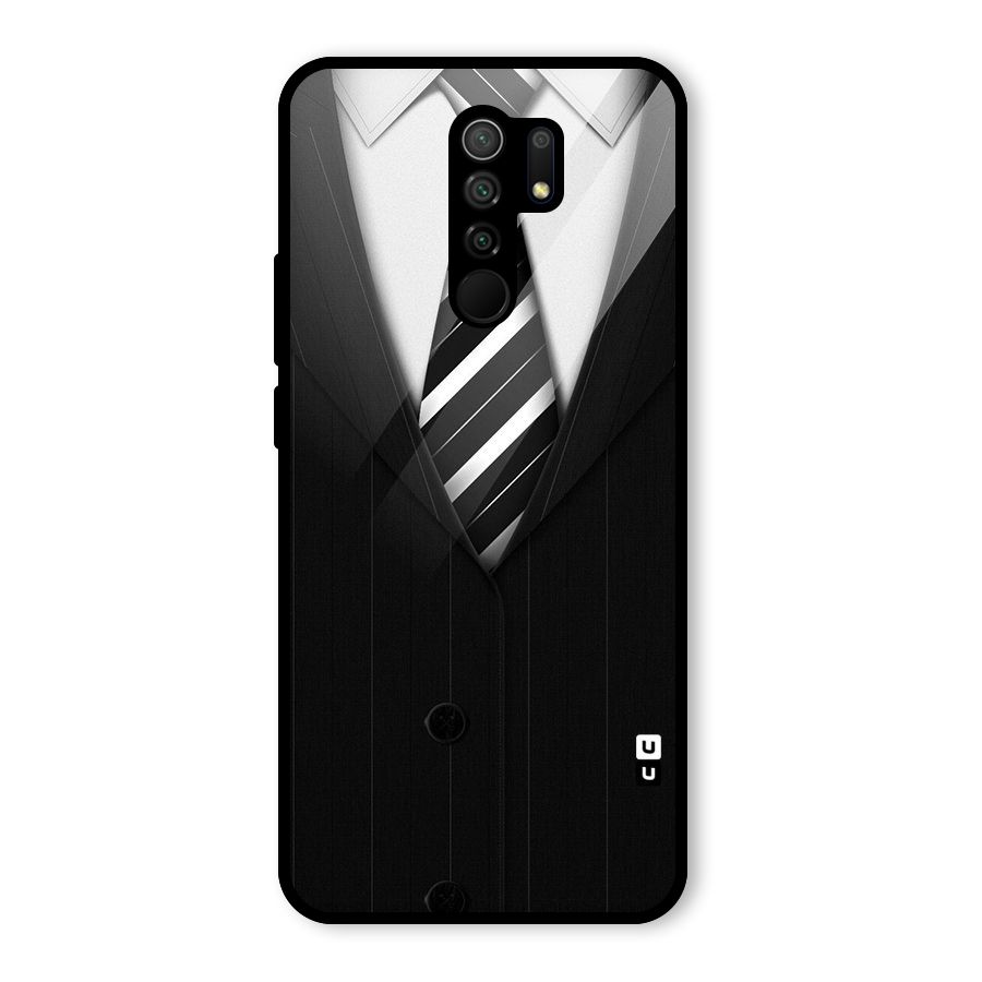 Classic Ready Suit Glass Back Case for Poco M2