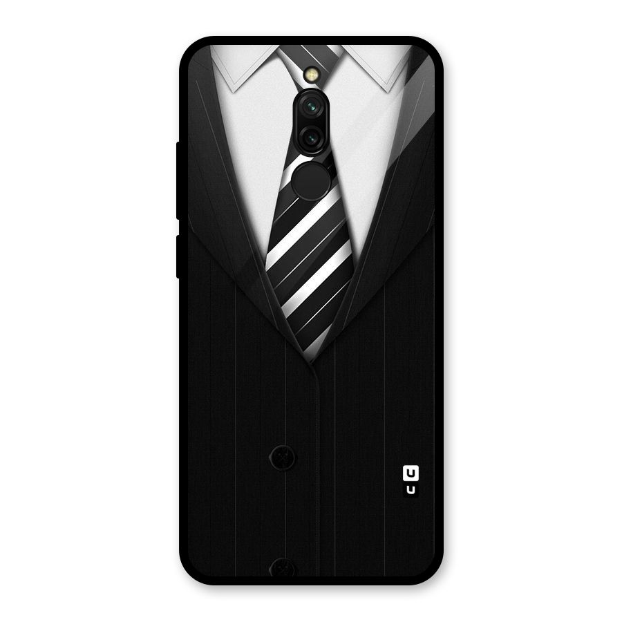 Classic Ready Suit Glass Back Case for Redmi 8
