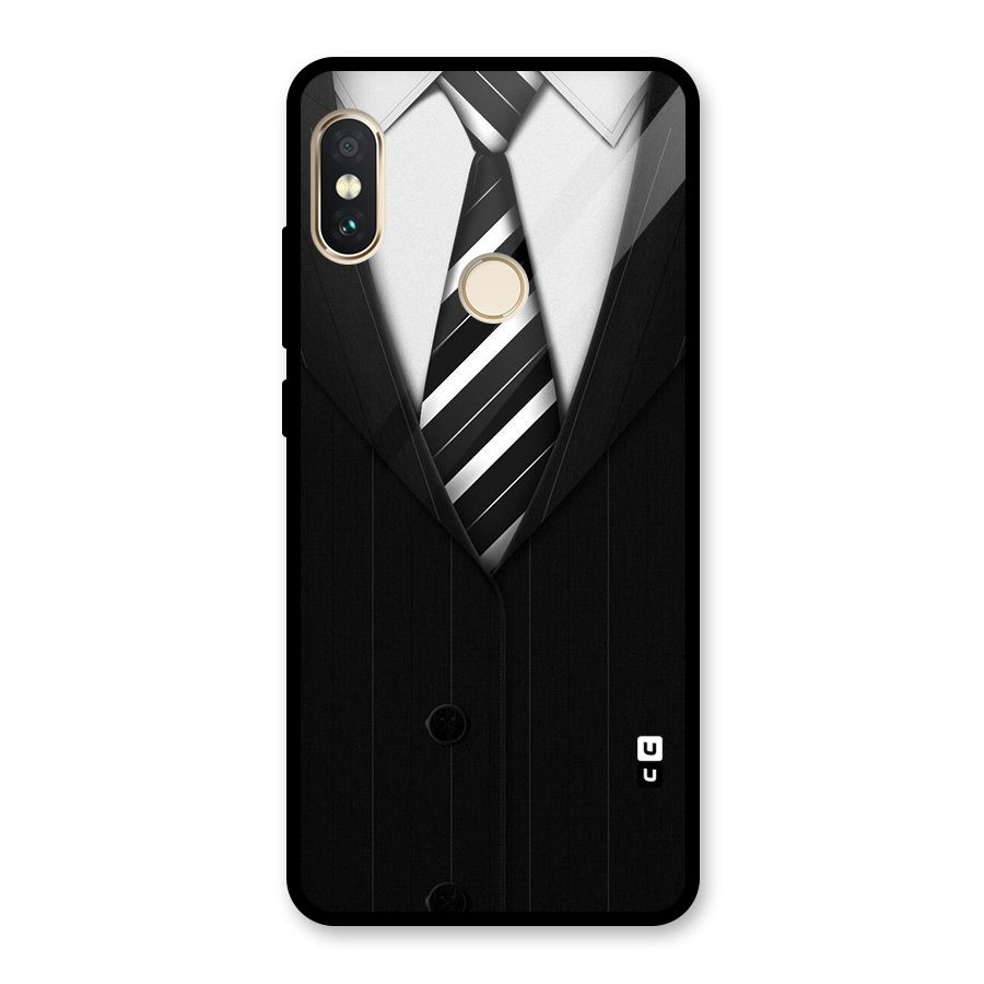 Classic Ready Suit Glass Back Case for Redmi Note 5 Pro