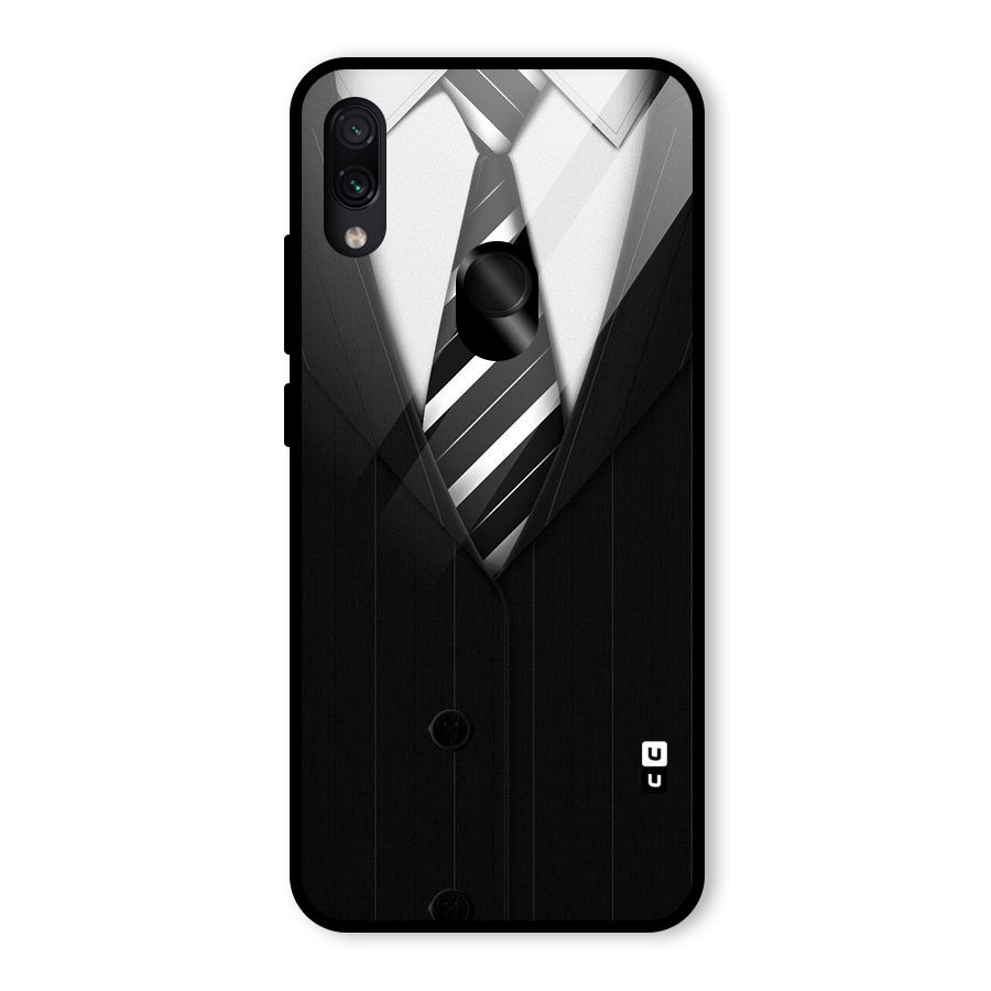 Classic Ready Suit Glass Back Case for Redmi Note 7
