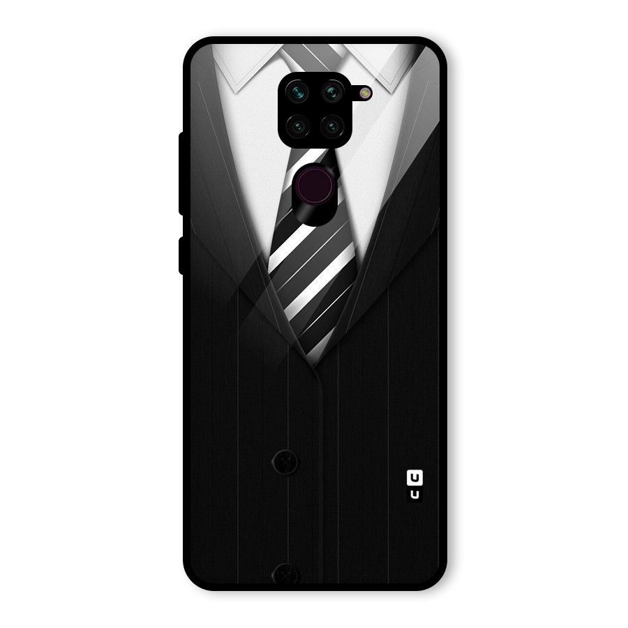 Classic Ready Suit Glass Back Case for Redmi Note 9