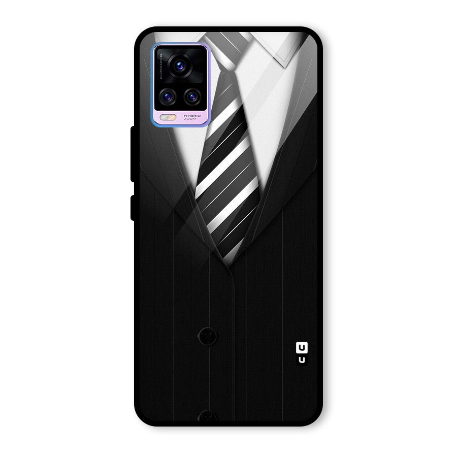 Classic Ready Suit Glass Back Case for Vivo V20 Pro