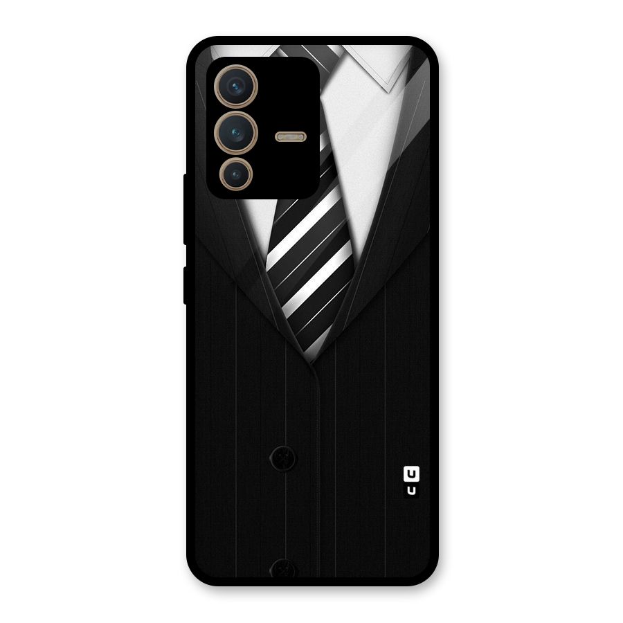 Classic Ready Suit Glass Back Case for Vivo V23 5G