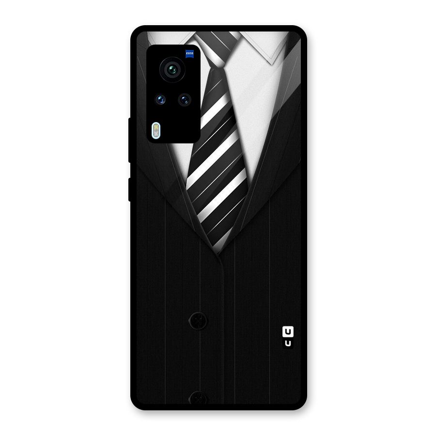 Classic Ready Suit Glass Back Case for Vivo X60 Pro