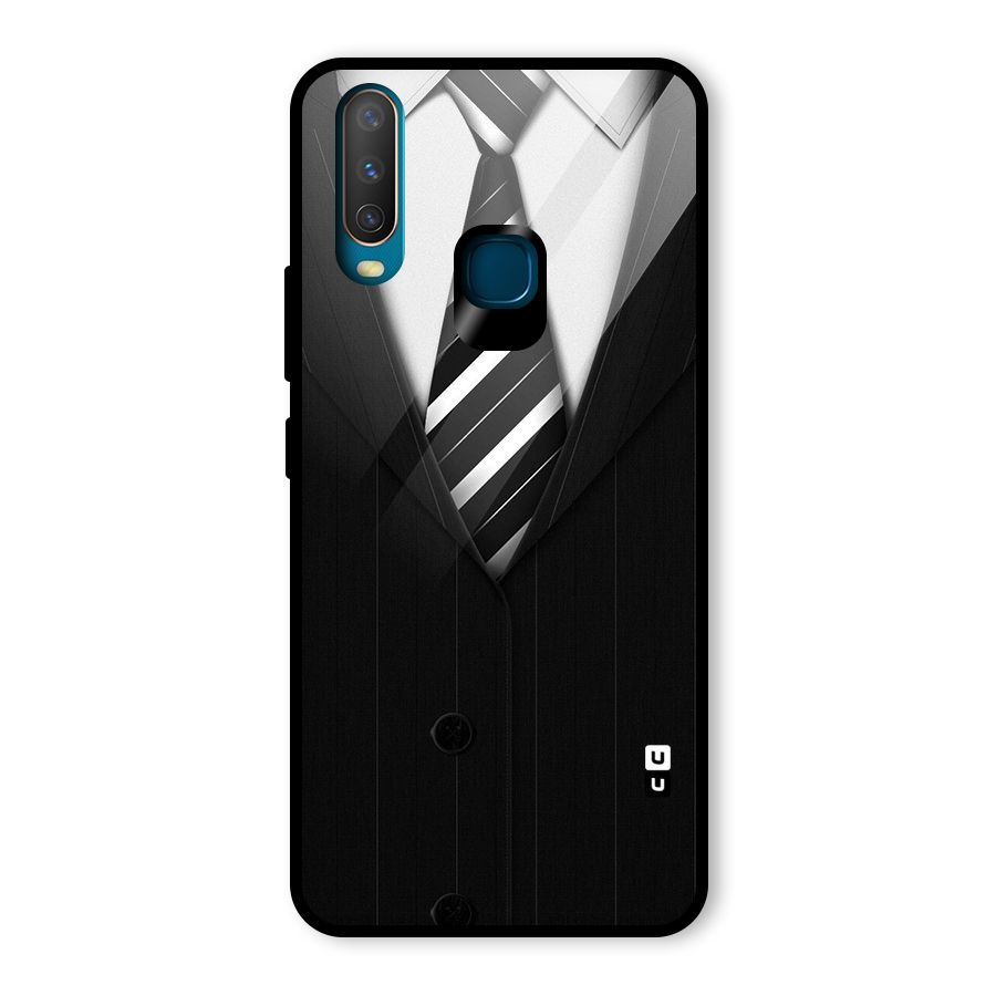 Classic Ready Suit Glass Back Case for Vivo Y15