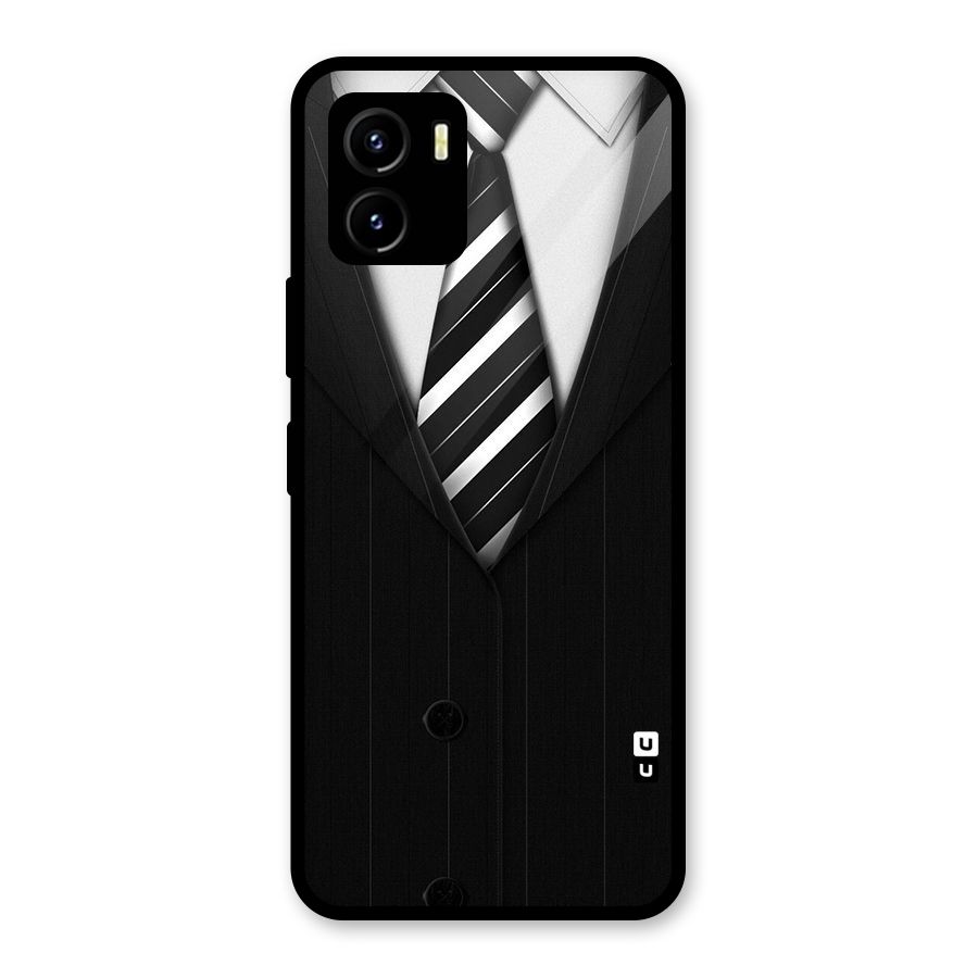 Classic Ready Suit Glass Back Case for Vivo Y15s