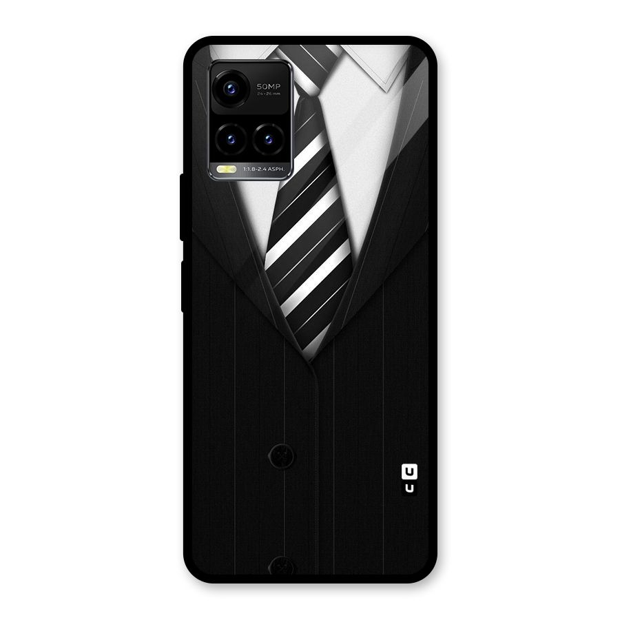 Classic Ready Suit Glass Back Case for Vivo Y21T