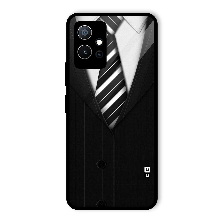 Classic Ready Suit Glass Back Case for Vivo Y75 5G