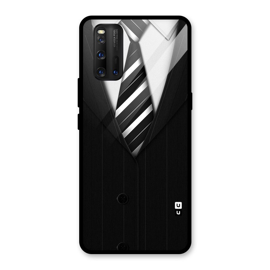Classic Ready Suit Glass Back Case for Vivo iQOO 3