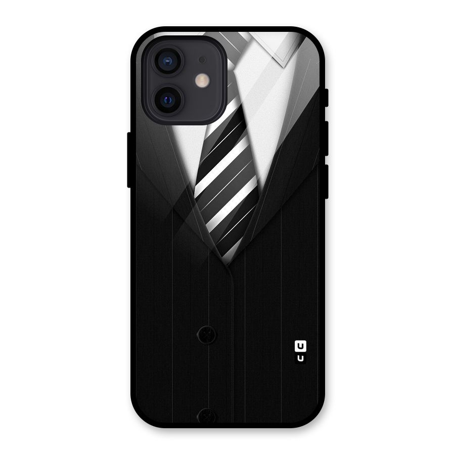 Classic Ready Suit Glass Back Case for iPhone 12