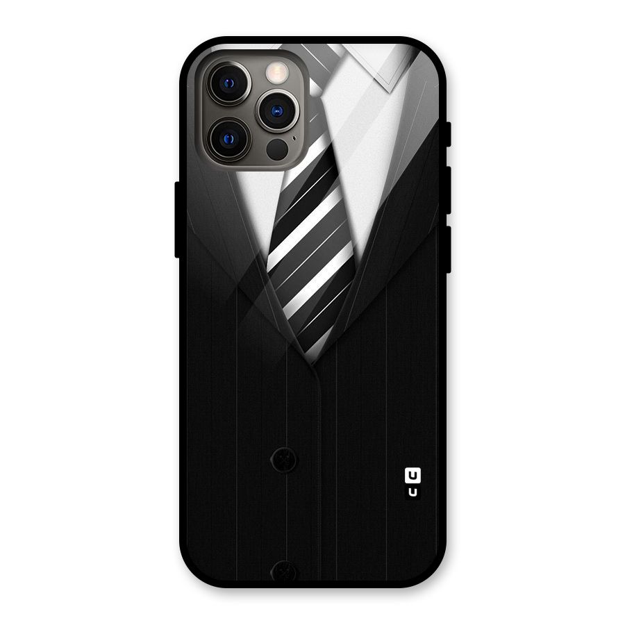 Classic Ready Suit Glass Back Case for iPhone 12 Pro