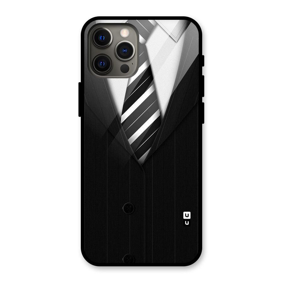 Classic Ready Suit Glass Back Case for iPhone 12 Pro Max