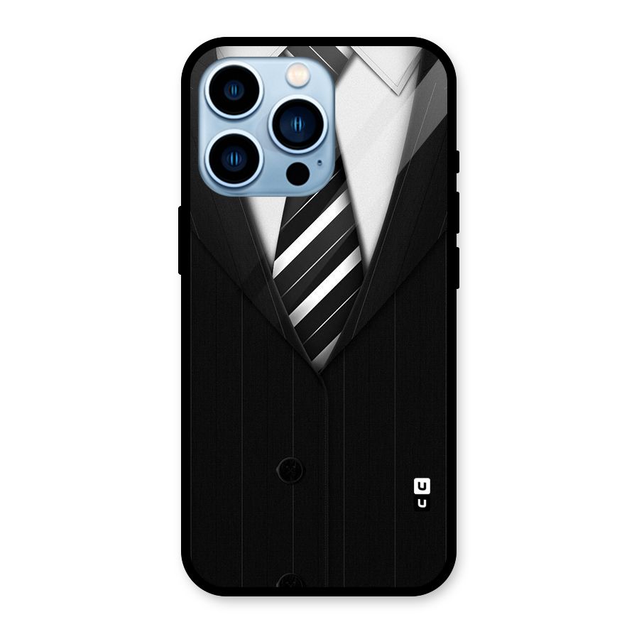 Classic Ready Suit Glass Back Case for iPhone 13 Pro