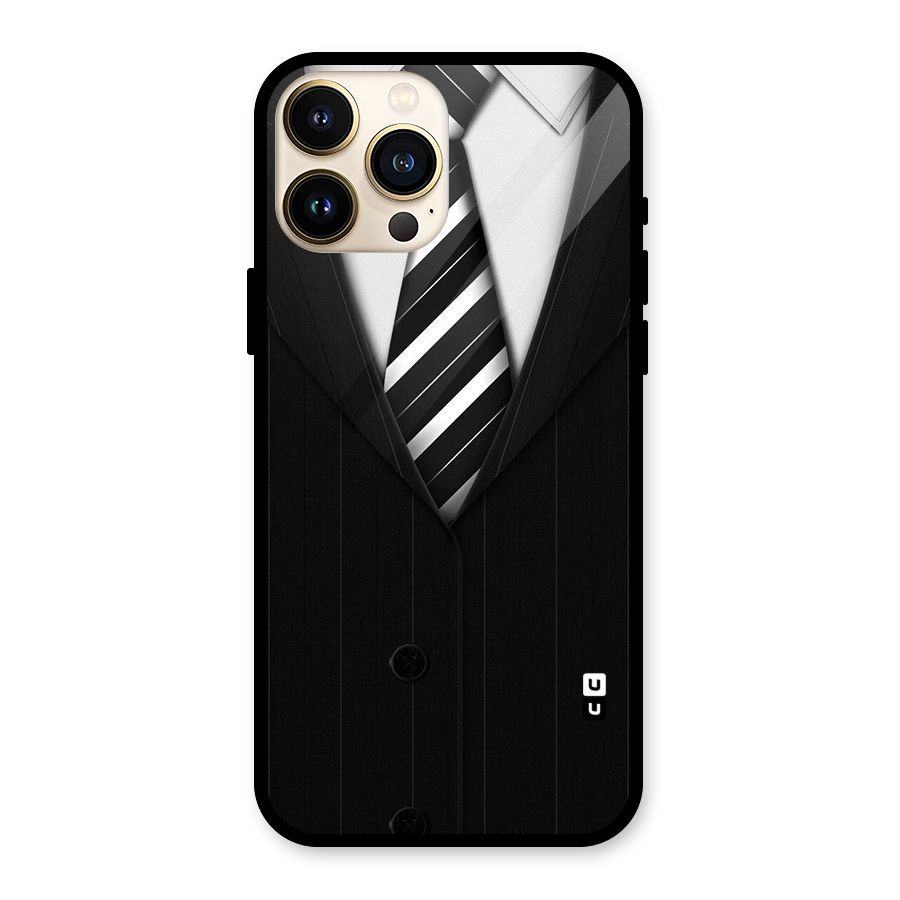 Classic Ready Suit Glass Back Case for iPhone 13 Pro Max