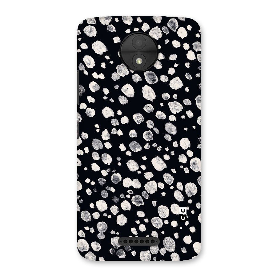 Classic Rocks Pattern Back Case for Moto C
