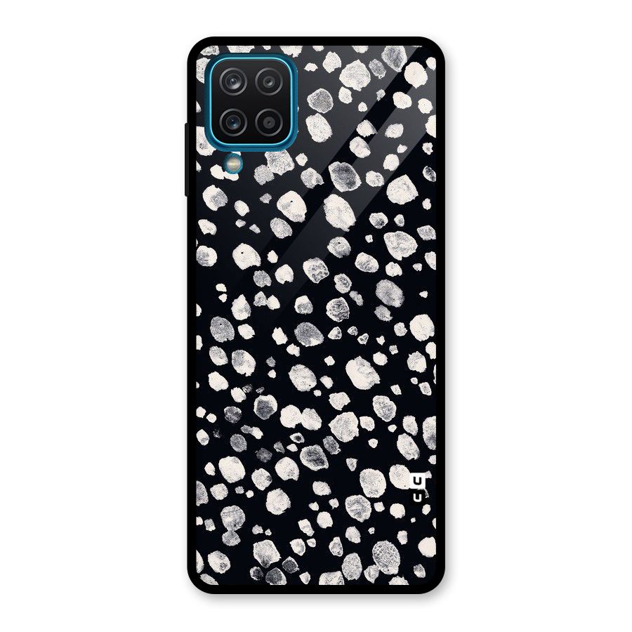 Classic Rocks Pattern Glass Back Case for Galaxy A12