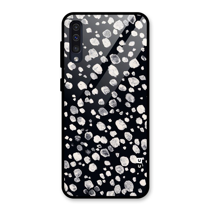 Classic Rocks Pattern Glass Back Case for Galaxy A50