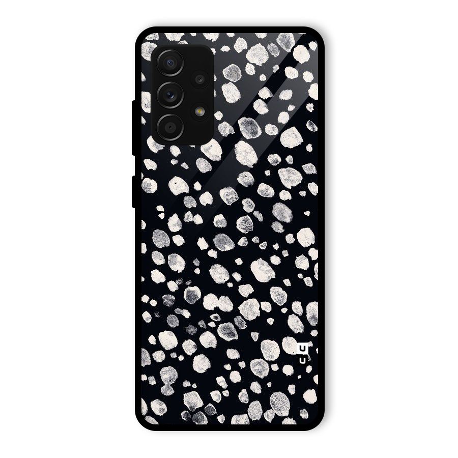 Classic Rocks Pattern Glass Back Case for Galaxy A53 5G