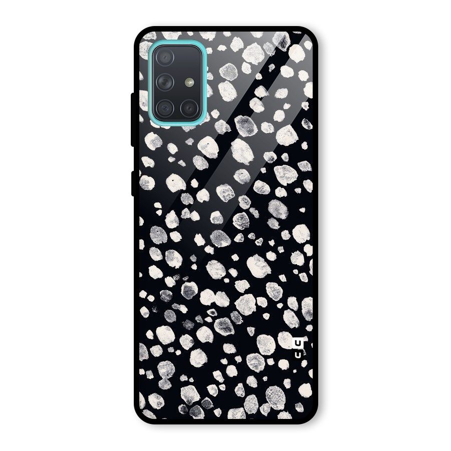 Classic Rocks Pattern Glass Back Case for Galaxy A71
