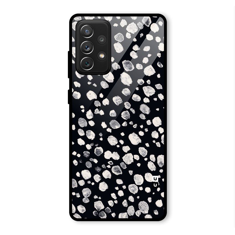 Classic Rocks Pattern Glass Back Case for Galaxy A72