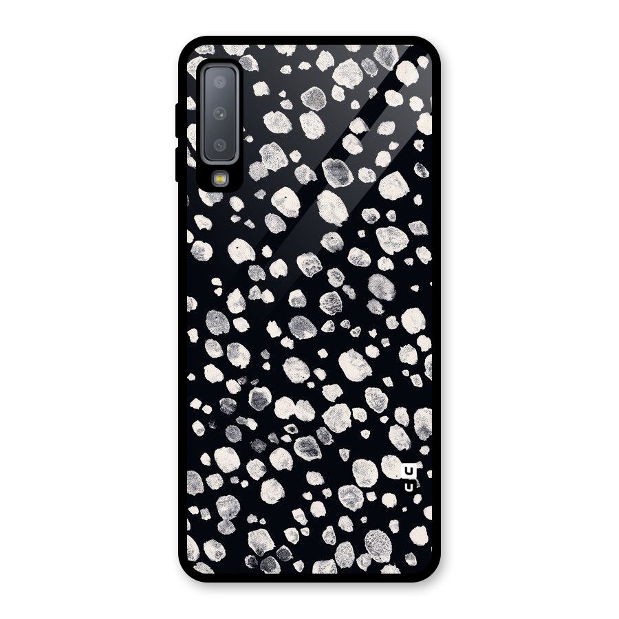 Classic Rocks Pattern Glass Back Case for Galaxy A7 (2018)