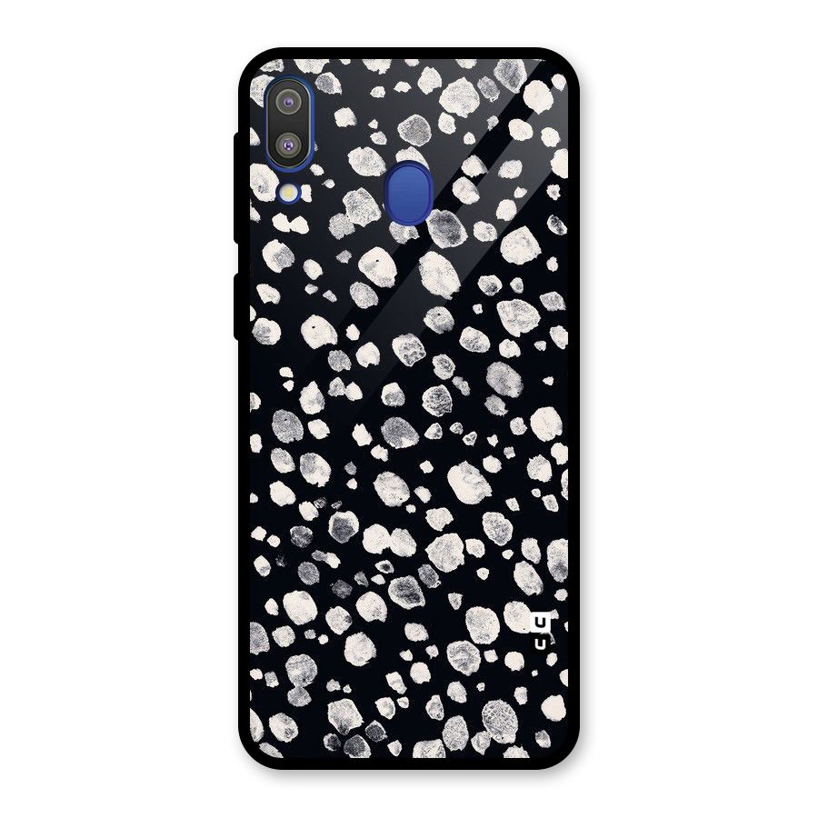 Classic Rocks Pattern Glass Back Case for Galaxy M20