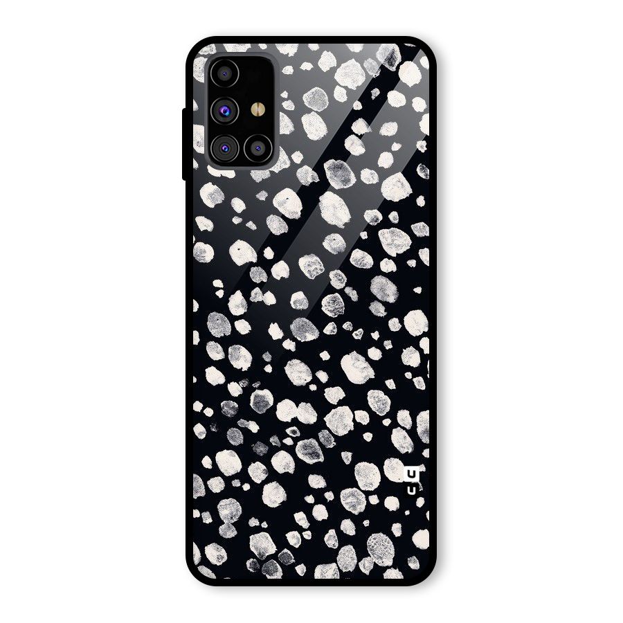 Classic Rocks Pattern Glass Back Case for Galaxy M31s