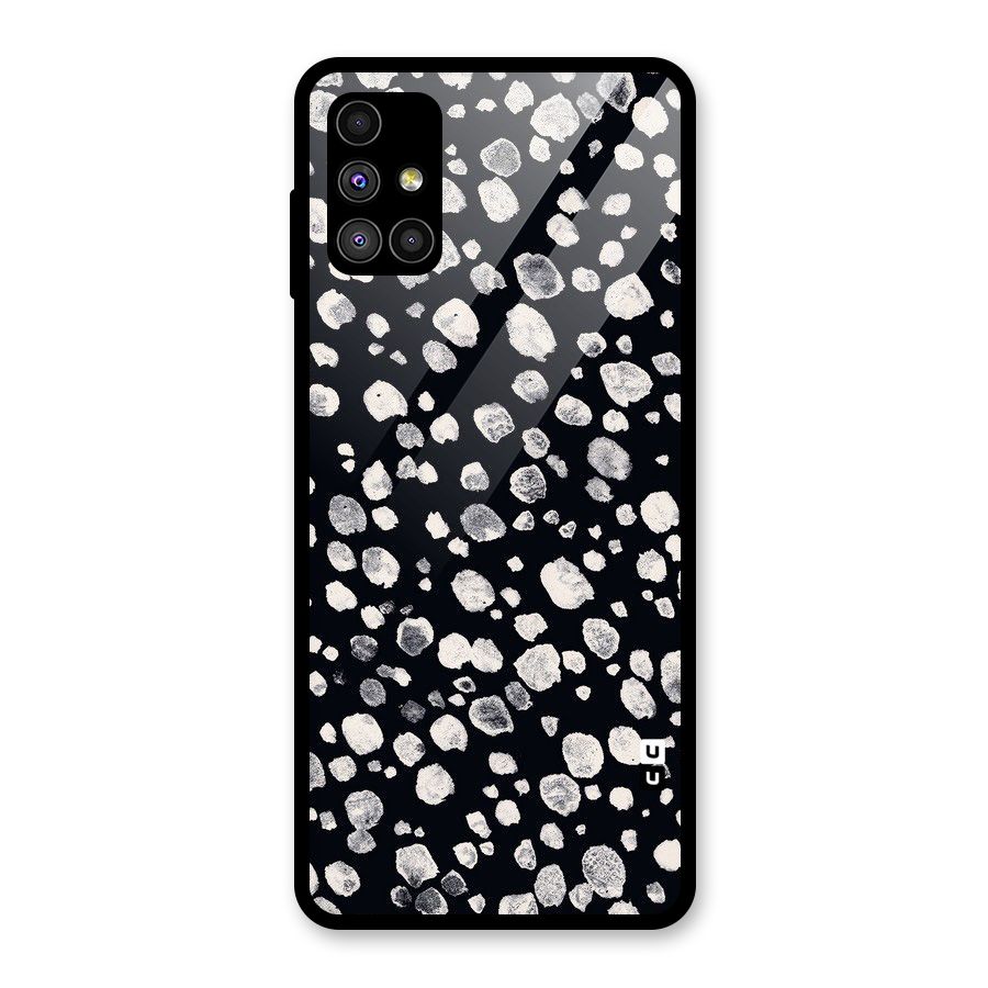 Classic Rocks Pattern Glass Back Case for Galaxy M51