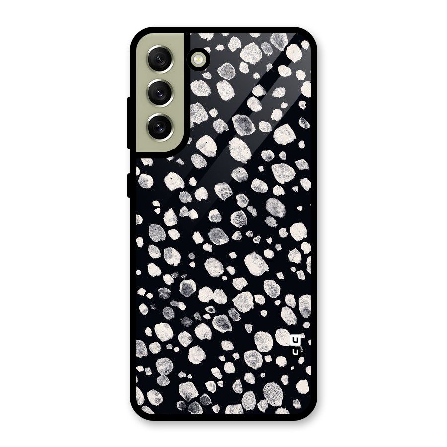 Classic Rocks Pattern Glass Back Case for Galaxy S21 FE 5G