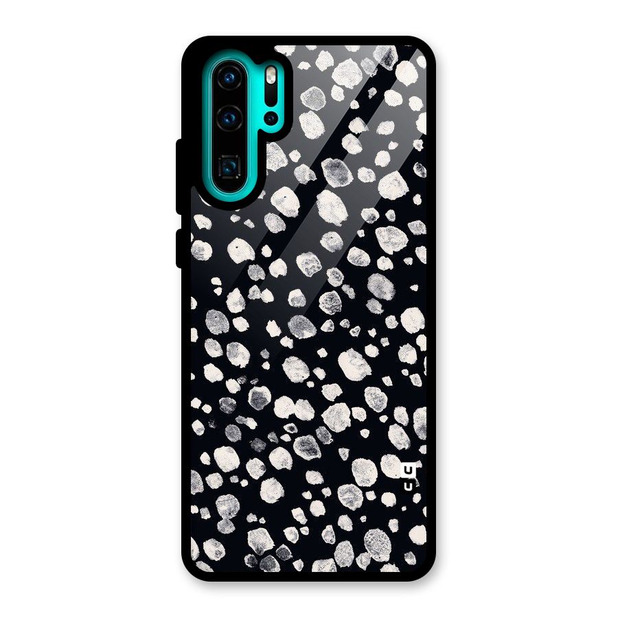 Classic Rocks Pattern Glass Back Case for Huawei P30 Pro
