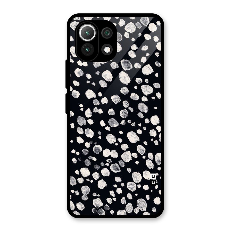 Classic Rocks Pattern Glass Back Case for Mi 11 Lite NE 5G