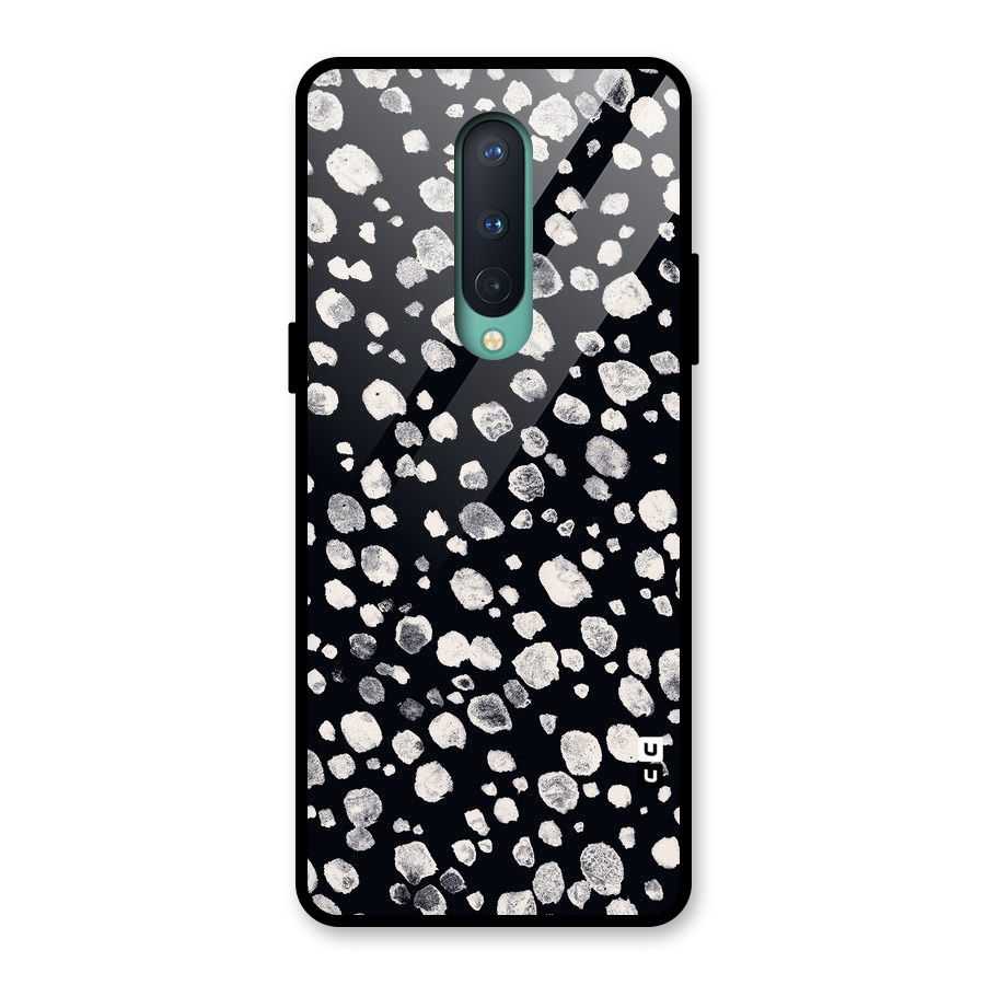 Classic Rocks Pattern Glass Back Case for OnePlus 8