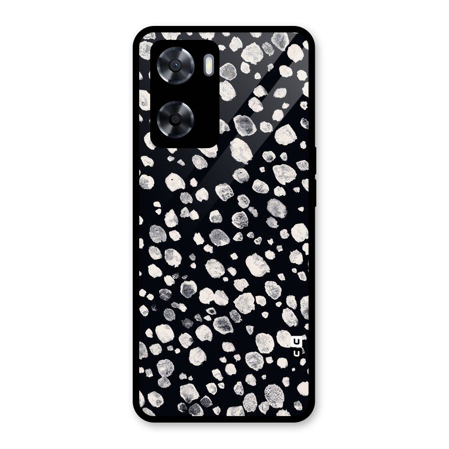 Classic Rocks Pattern Glass Back Case for Oppo A57 2022