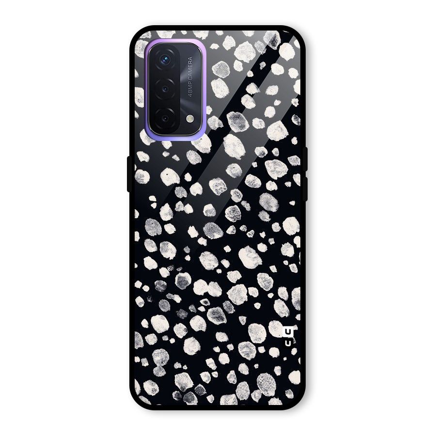 Classic Rocks Pattern Glass Back Case for Oppo A74 5G