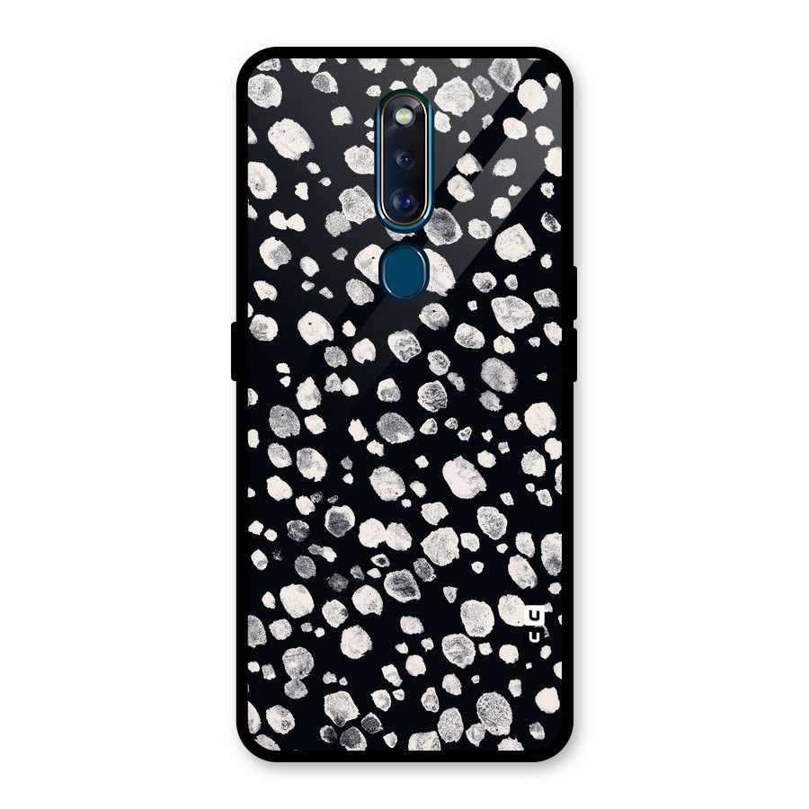 Classic Rocks Pattern Glass Back Case for Oppo F11 Pro