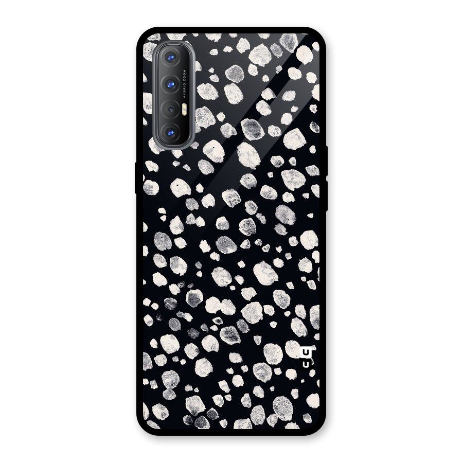 Classic Rocks Pattern Glass Back Case for Oppo Reno3 Pro