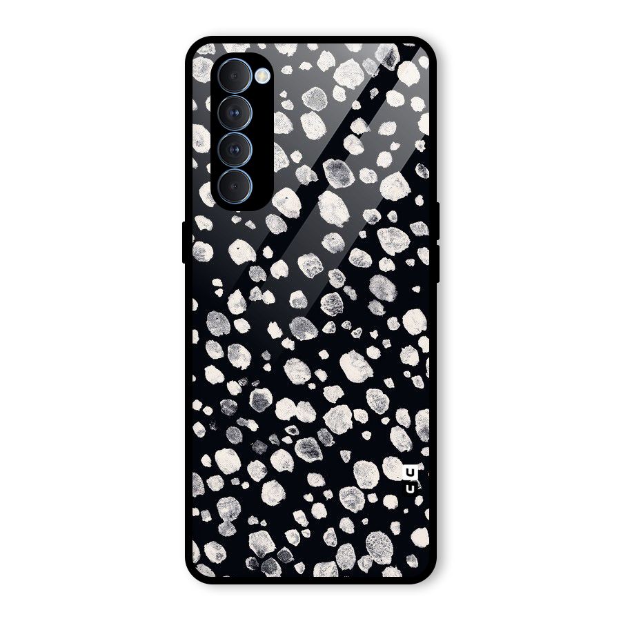 Classic Rocks Pattern Glass Back Case for Oppo Reno4 Pro