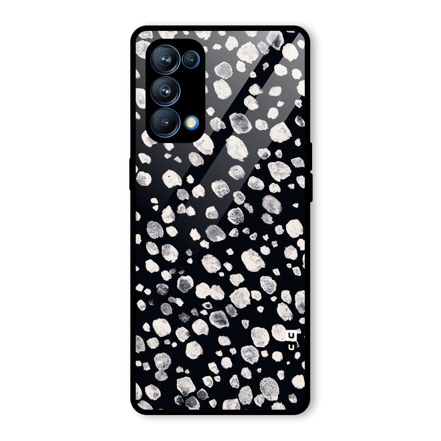 Classic Rocks Pattern Glass Back Case for Oppo Reno5 Pro 5G