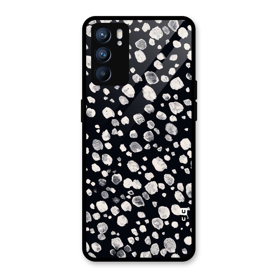 Classic Rocks Pattern Glass Back Case for Oppo Reno6 5G