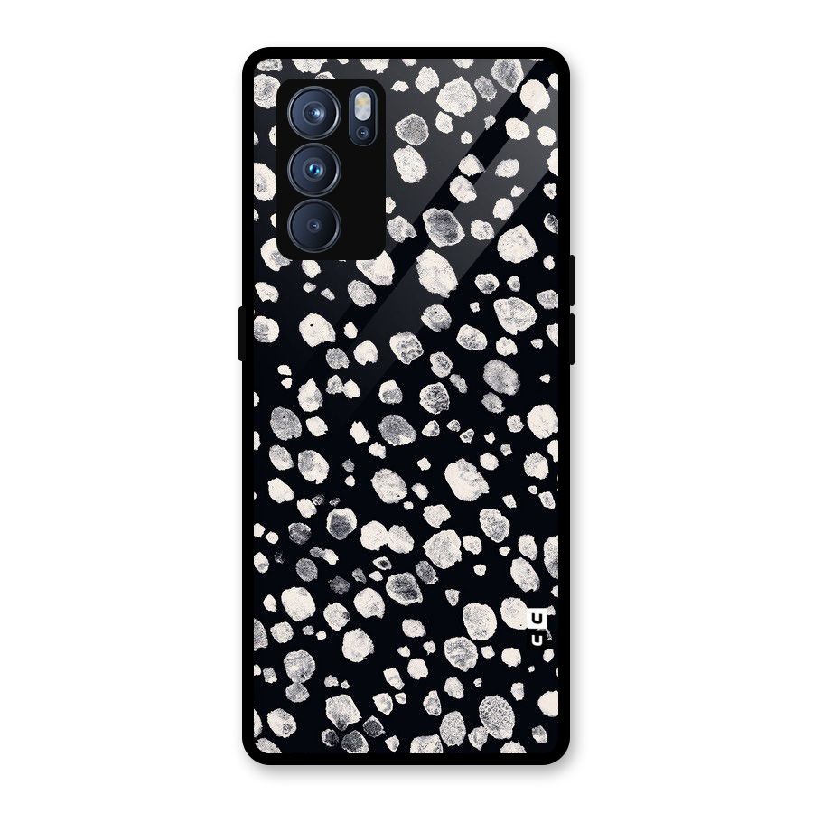 Classic Rocks Pattern Glass Back Case for Oppo Reno6 Pro 5G