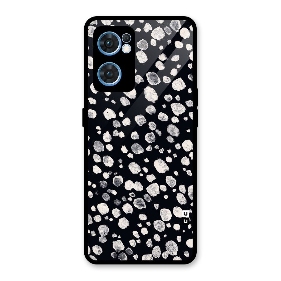 Classic Rocks Pattern Glass Back Case for Oppo Reno7 5G