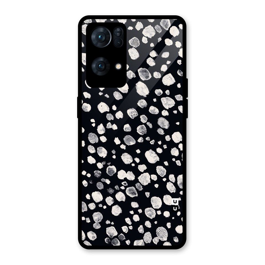 Classic Rocks Pattern Glass Back Case for Oppo Reno7 Pro 5G