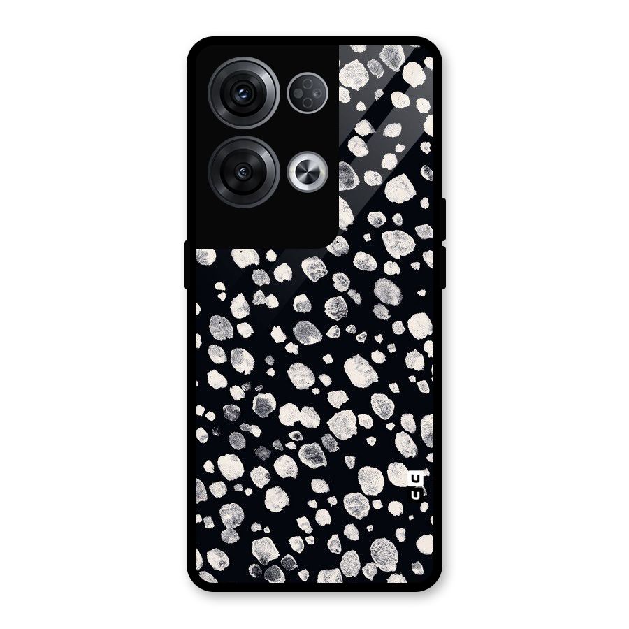 Classic Rocks Pattern Glass Back Case for Oppo Reno8 Pro 5G