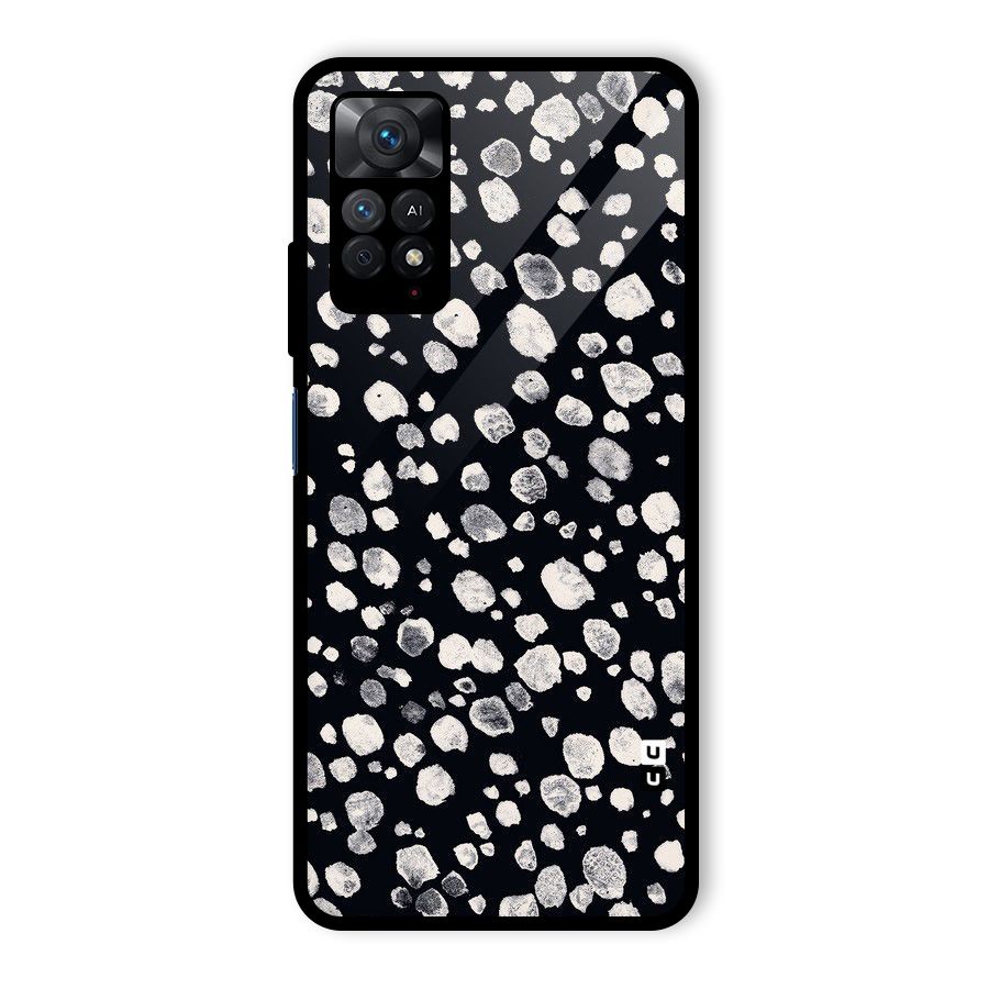 Classic Rocks Pattern Glass Back Case for Redmi Note 11 Pro
