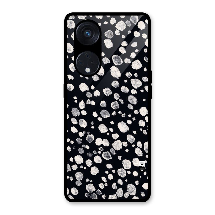 Classic Rocks Pattern Glass Back Case for Reno8 T 5G